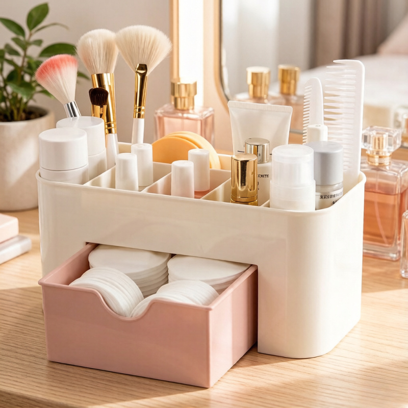 Nail Art Halal - Nagelkunst-Organizer aus Kunststoff, Behälter für Gel-Nagellackentferner,