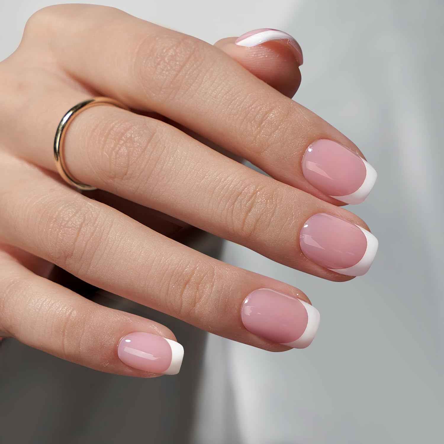 24PCS Kurze Quadratische Weiße – Nail Art France Bewertung und Preis