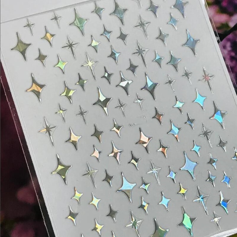 3D Laser Silber/Rose Gold Hohl – Nail Art Rose Gold Bewertung und Preis
