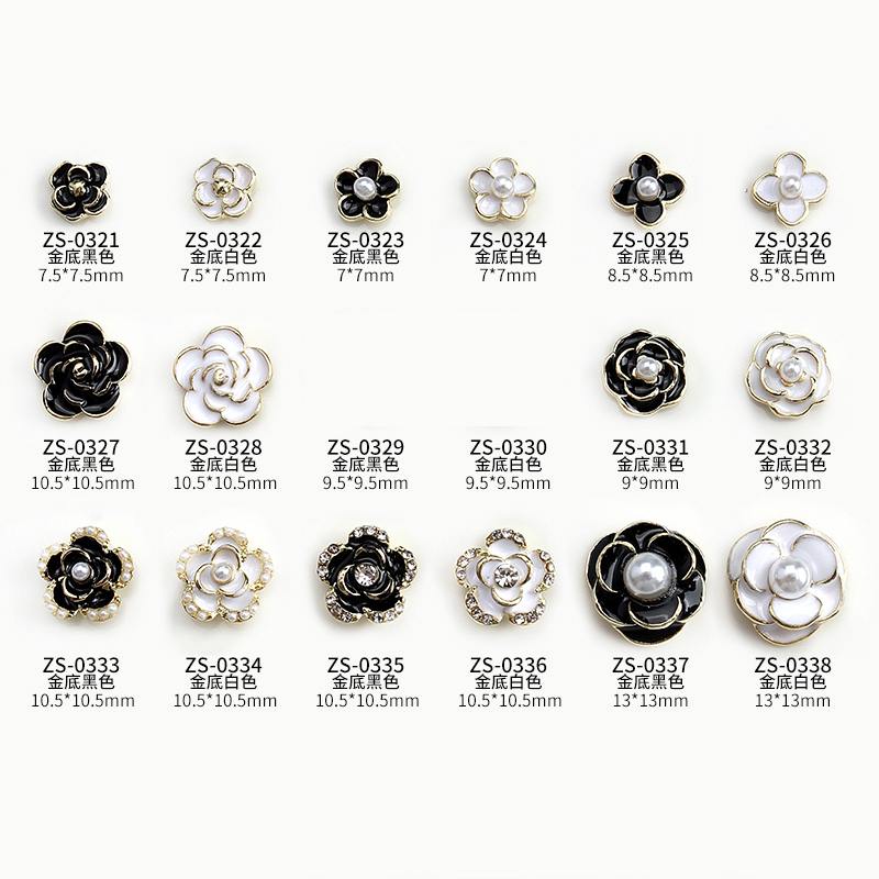 10PCS Helle Weiß Schwarz Dimao – Nail Art Rose Gold Bewertung und Preis