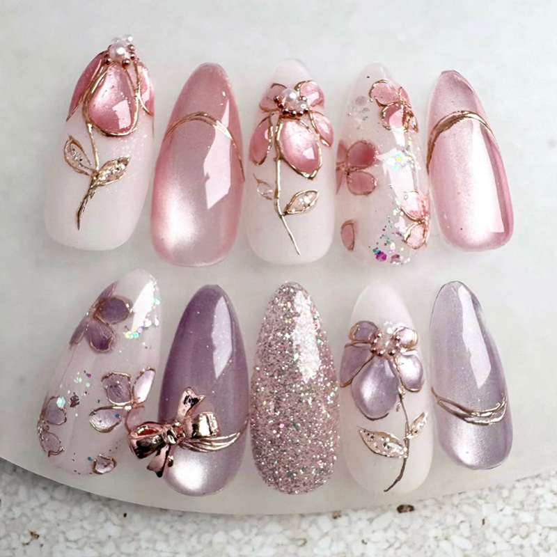 24 Stück Blaue Katzenaugen-Man – Nail Art Full Cat Eye Bewertung und Preis
