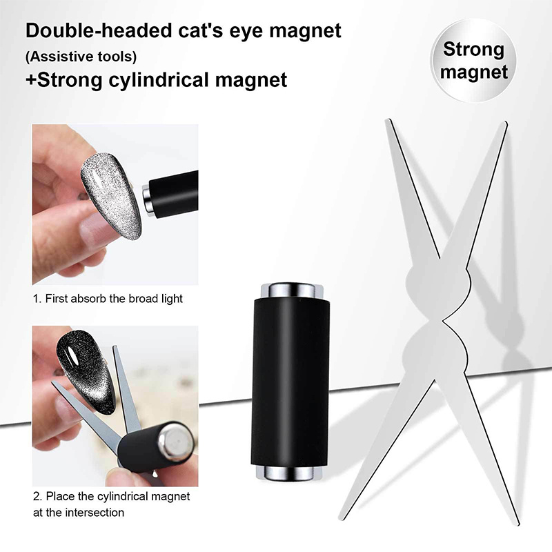 Neuer französischer Cat-Eye-Na – Nail Gel Polish Set Bewertung und Preis