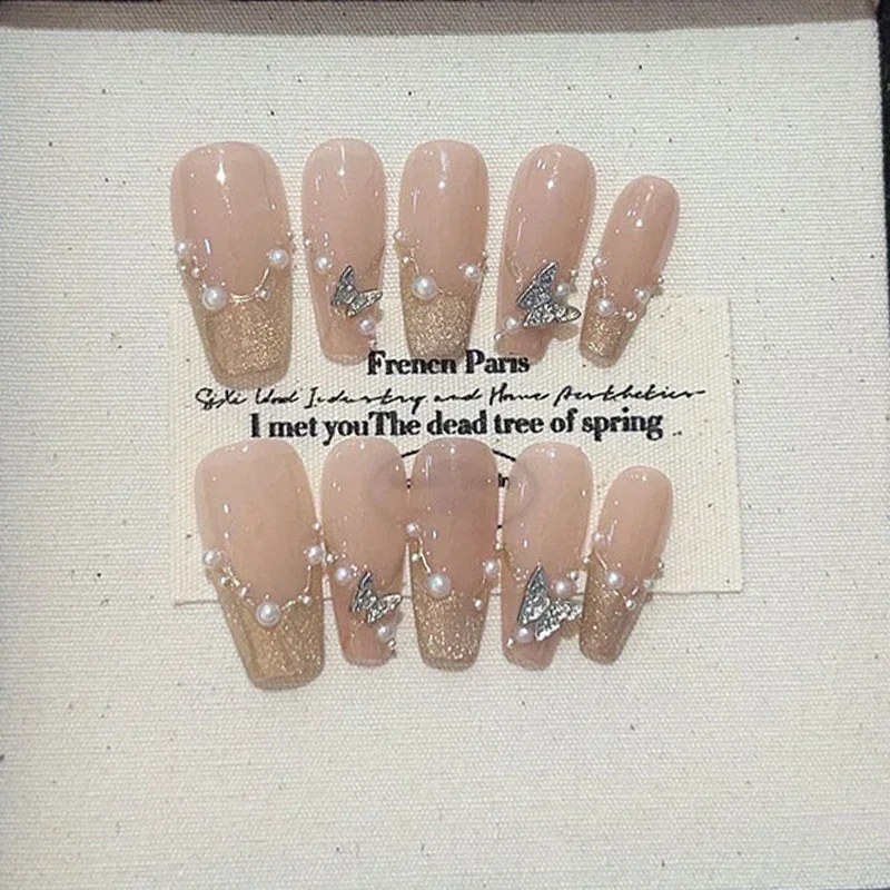 10 Stück süßes handgefertigtes – Nail Art Full Cat Eye Bewertung und Preis