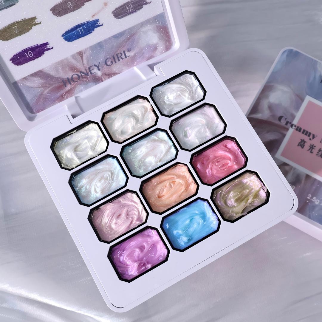 12-fach geteiltes Set mit trau – Nail Art Halal Bewertung und Preis