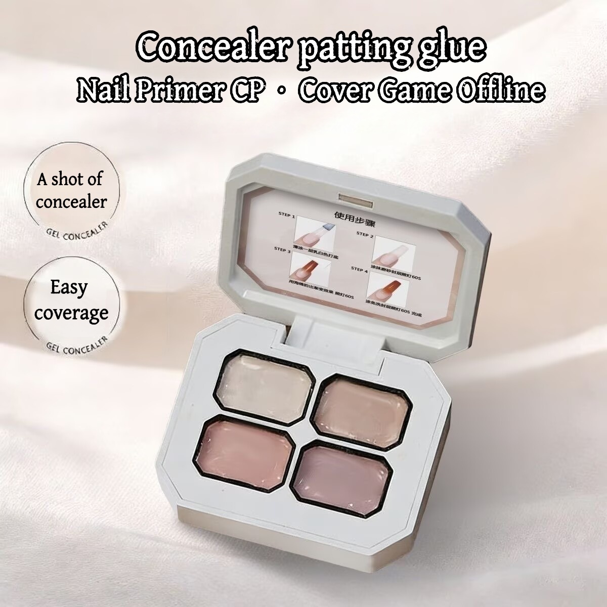 4 Farben Concealer Beliebtes N – Nail Art Halal Bewertung und Preis