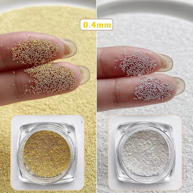 Nagel-Kaviar-Perlen 0,4/0,6/0, – Nail Art Rose Gold Bewertung und Preis