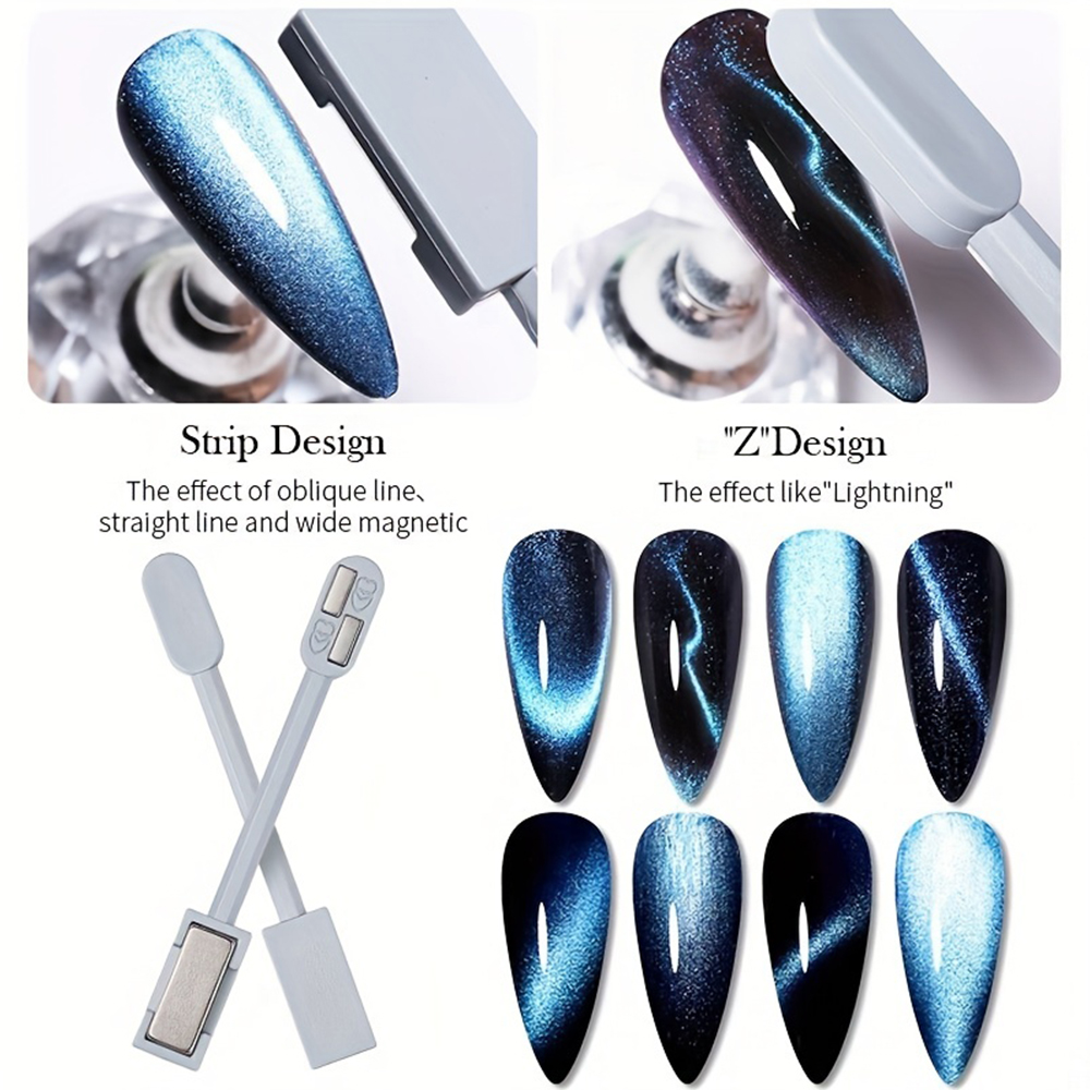 1/2 Stück Katzenauge-Magnet-Se – Nail Gel Polish Set Bewertung und Preis