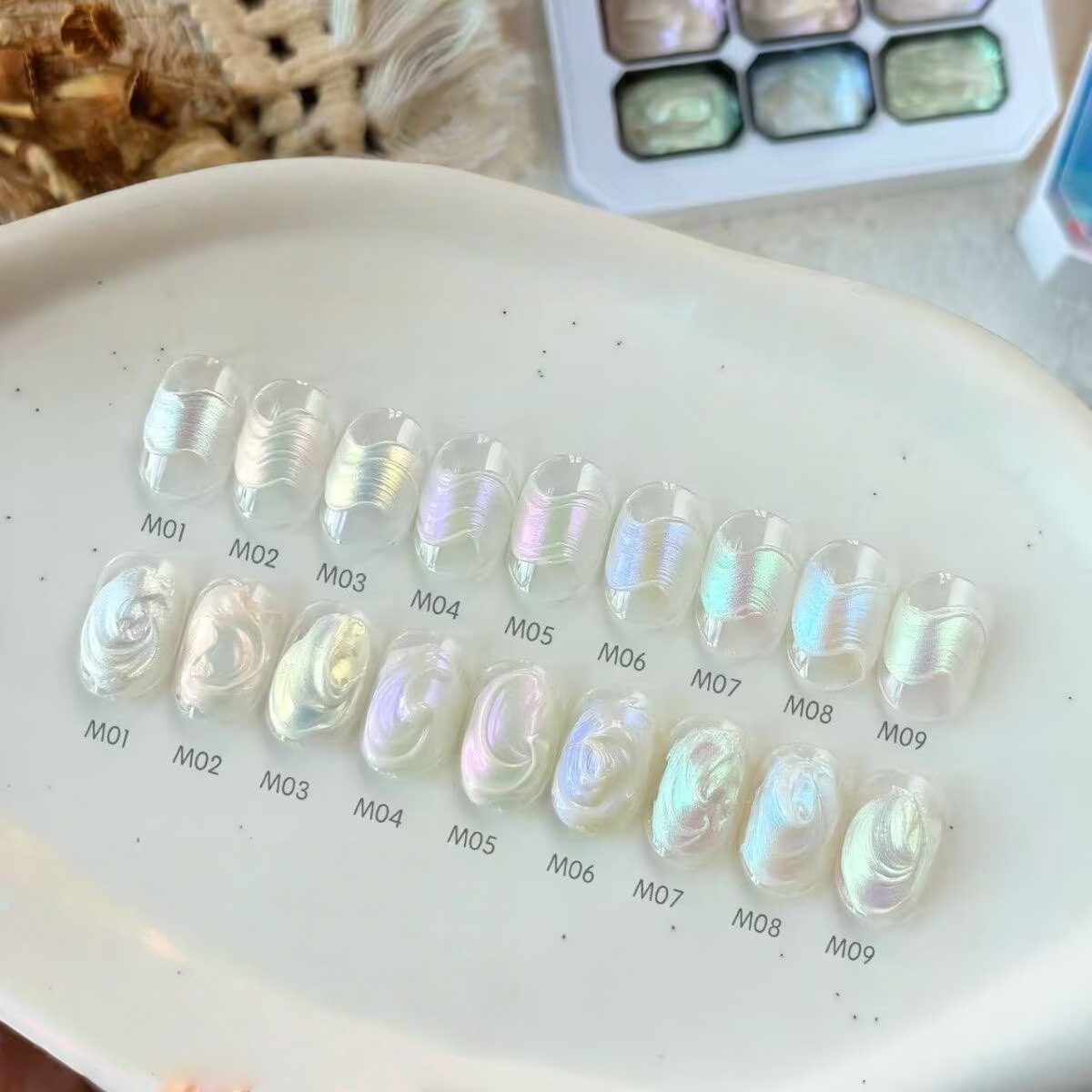 1 Stück 9-farbiger, neuer, bel – Nail Art Halal Bewertung und Preis