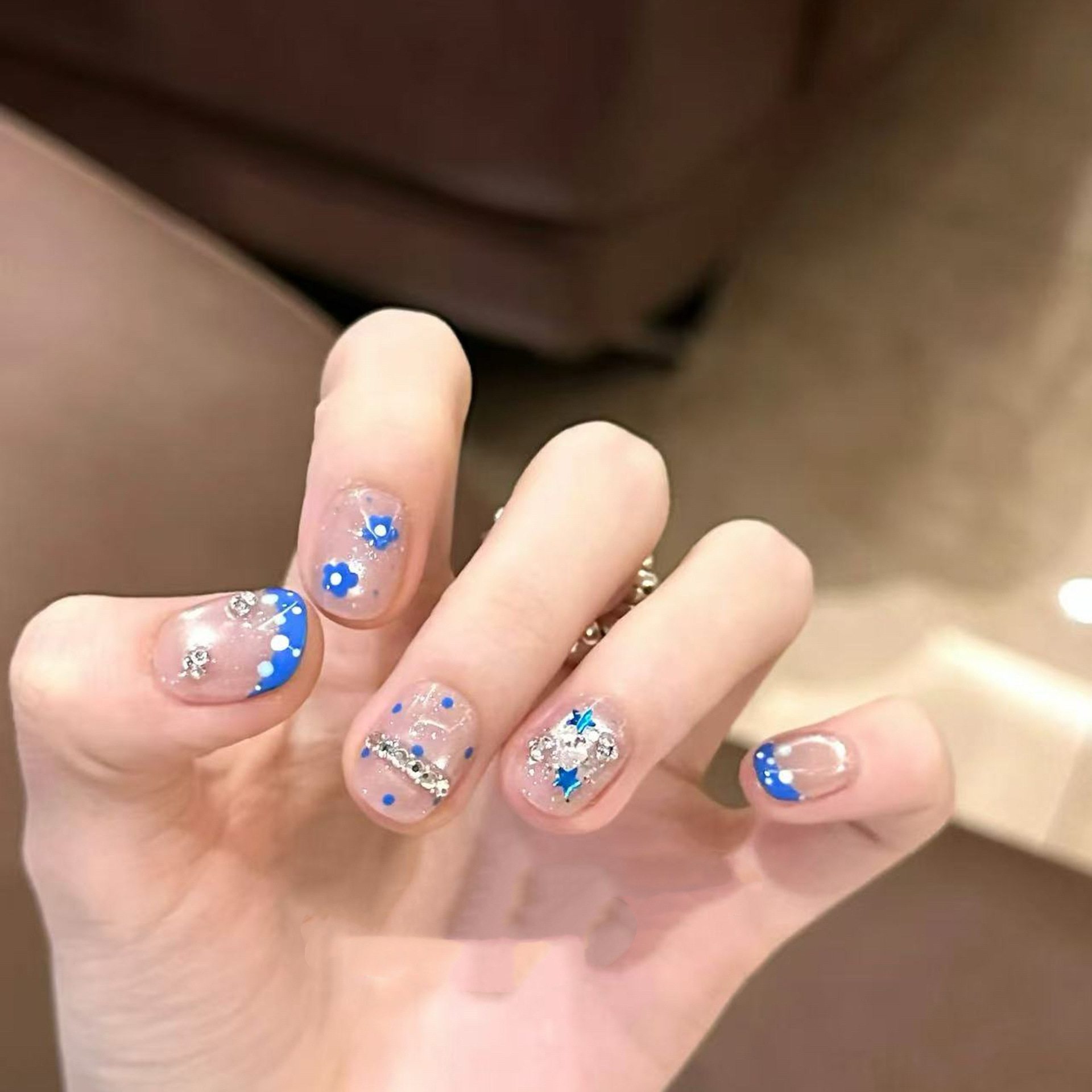 10 Stück handgemachte kurze fr – Nail Art Full Cat Eye Bewertung und Preis
