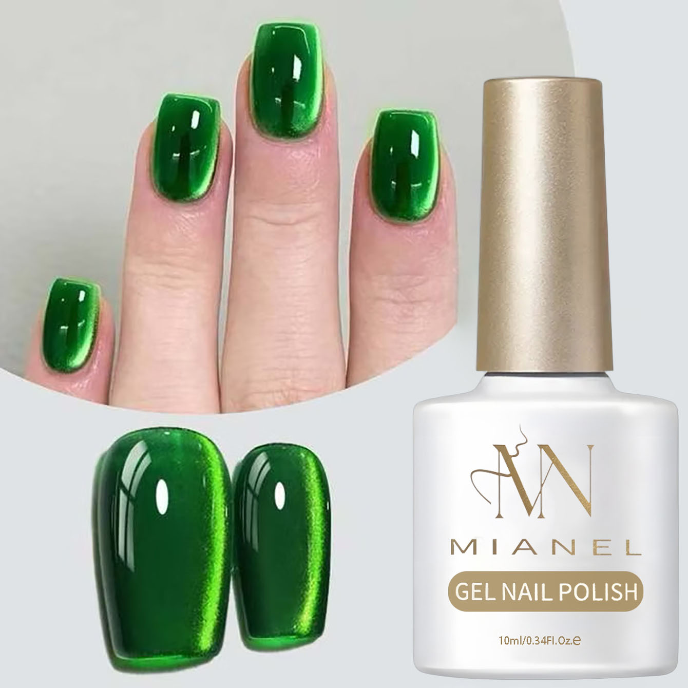 MIANEL 10ML Grüner Nagellack S – Nail Art Emerald Green Bewertung und Preis