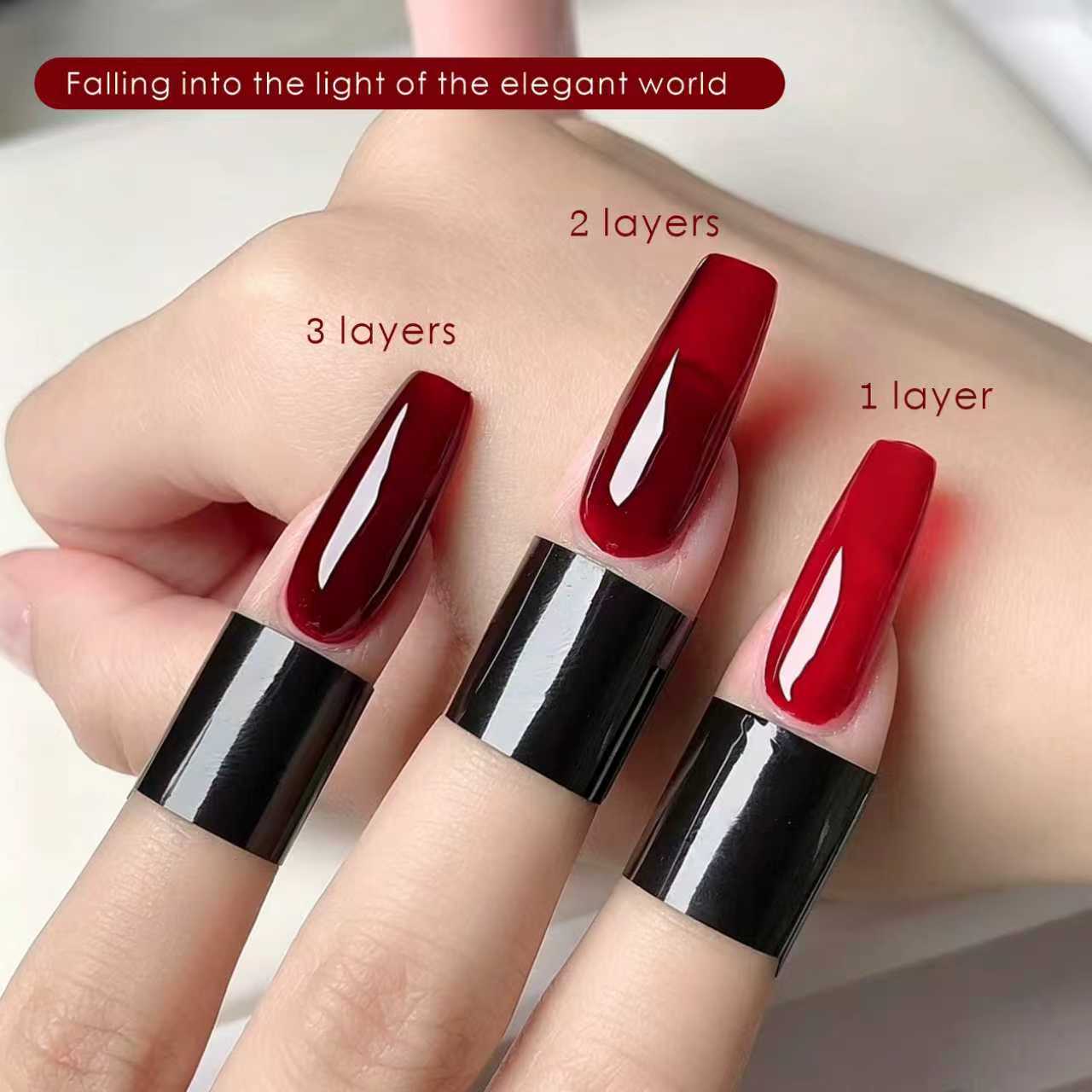 15 ml durchscheinender roter N – Nail Art Simple Elegant Bewertung und Preis