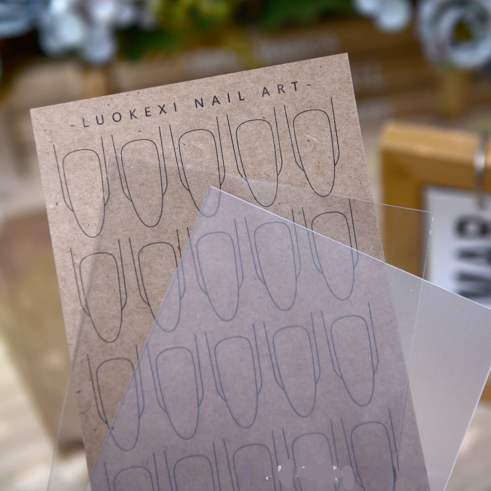 Nagel Übungs papier Marmelade  – Nail Art France Bewertung und Preis