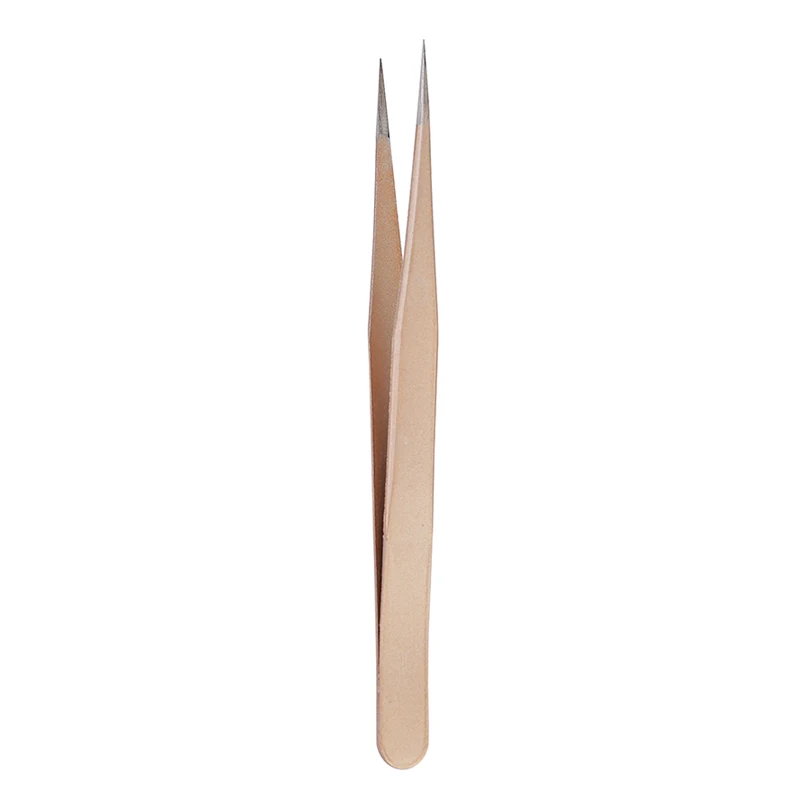 1 Stück gerade Pinzette in Cha – Nail Art Rose Gold Bewertung und Preis