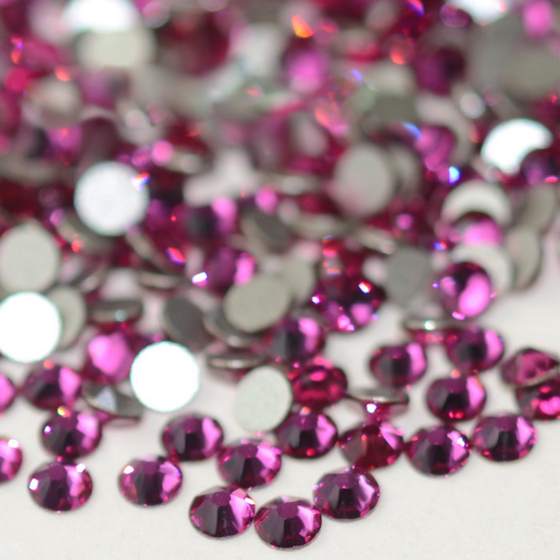 5A Fuchsia Lila Glitzer Strass – Nail Art Fuchsia Bewertung und Preis