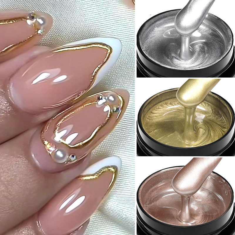 8ml Metall-Lackiergel Nagellac – Nail Art Rose Gold Bewertung und Preis