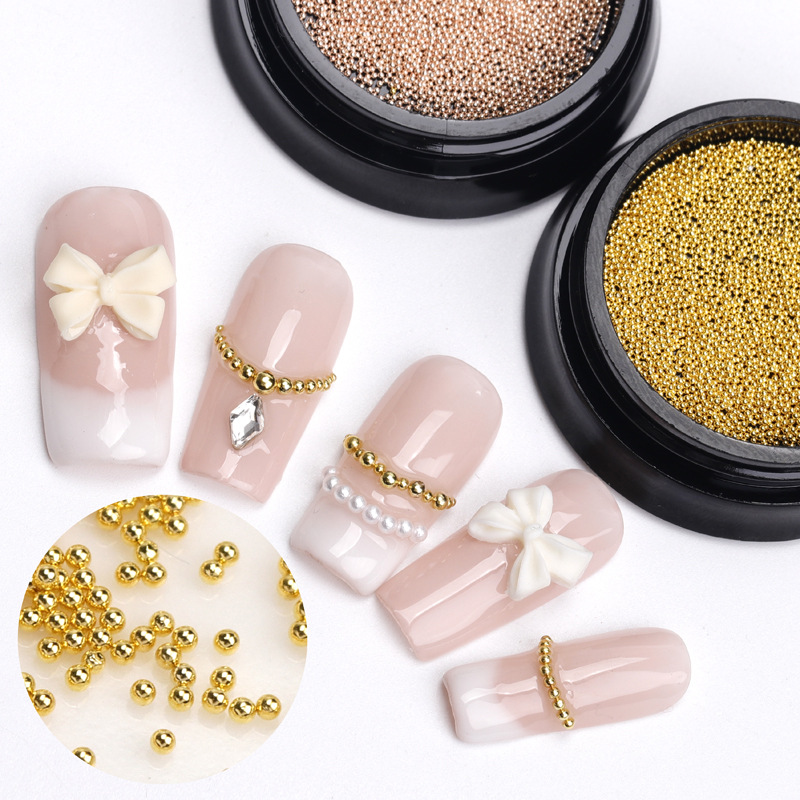 10 gr/schachtel 0,4 MM 0,6 MM  – Nail Art Rose Gold Bewertung und Preis
