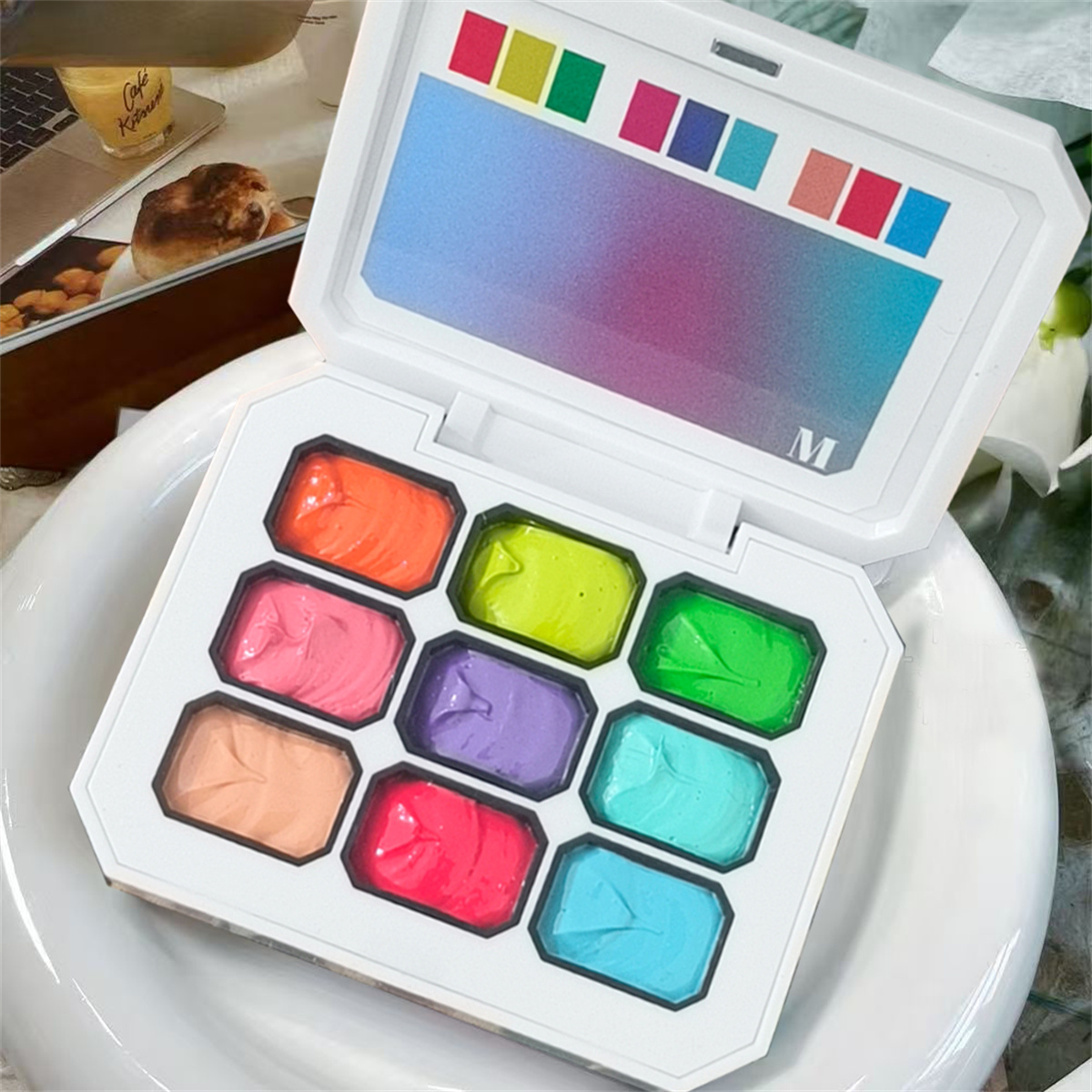 1 Stück 9-farbiger, fester Nag – Nail Art Halal Bewertung und Preis