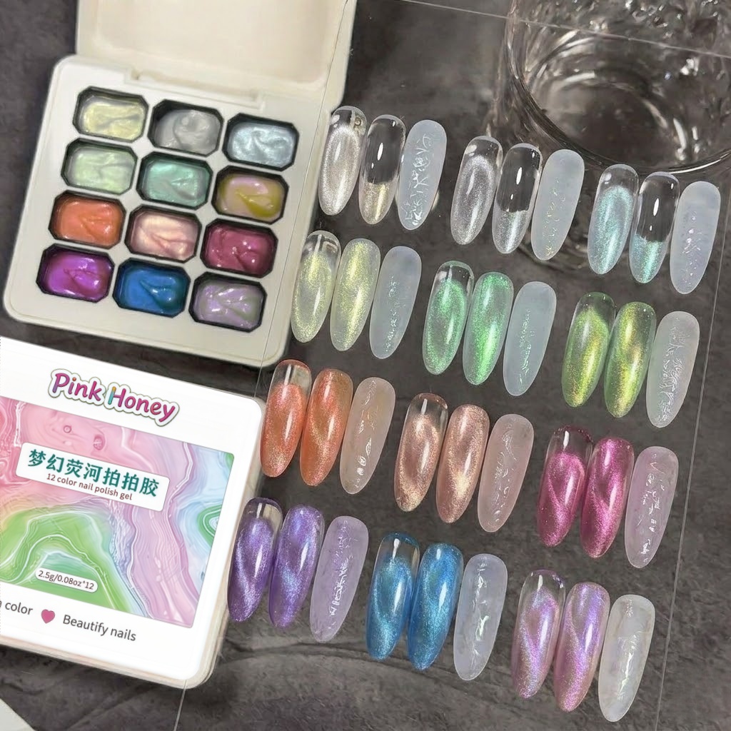 12-Farben Traumhaftes Textur-G – Nail Art Halal Bewertung und Preis