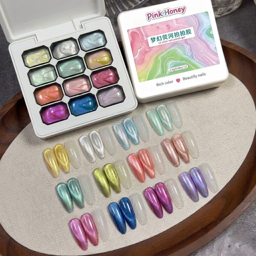 12-Farben Traumhaftes Textur-G – Nail Art Halal Bewertung und Preis