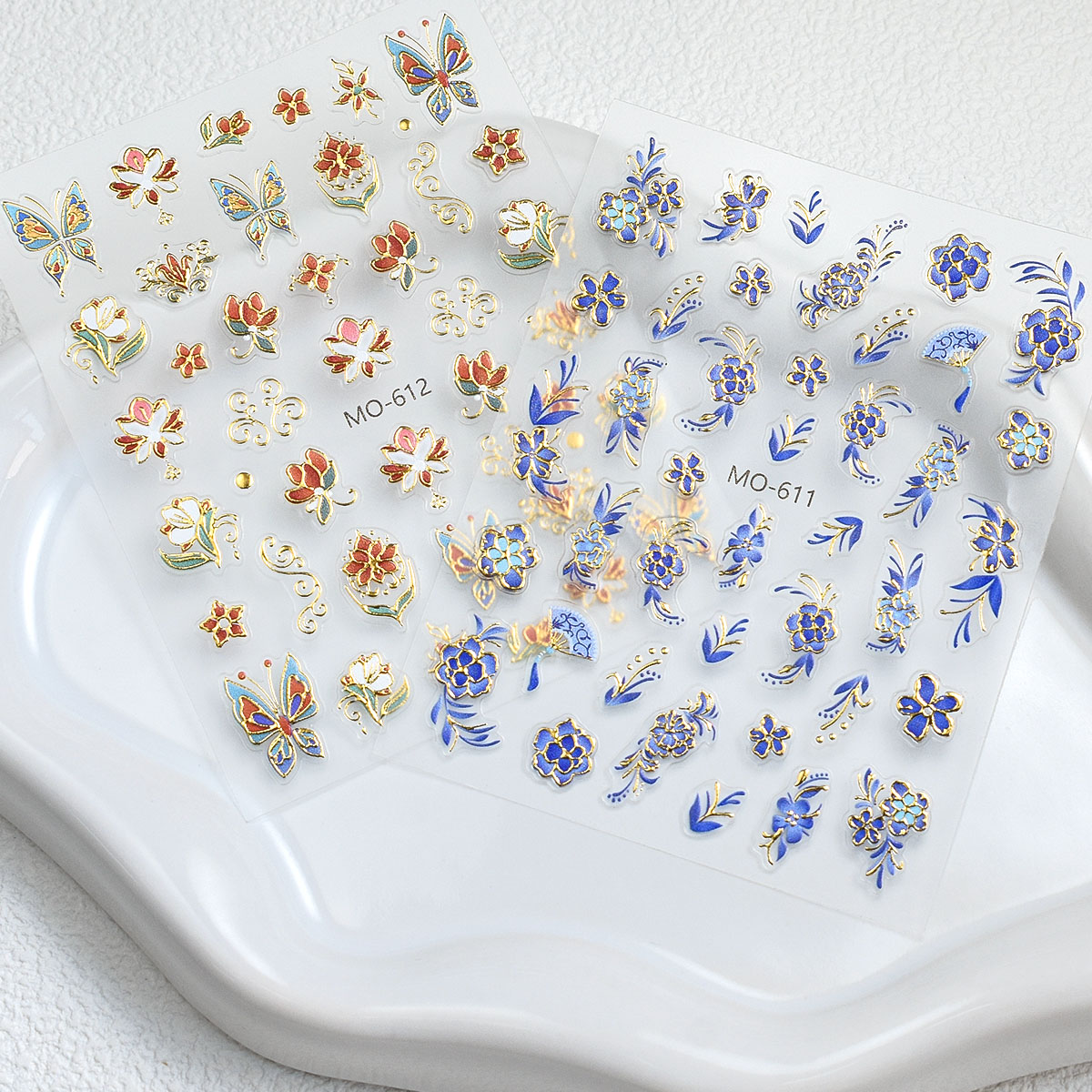 3D Blumen-Nagelaufkleber - Frü – Nail Art France Bewertung und Preis