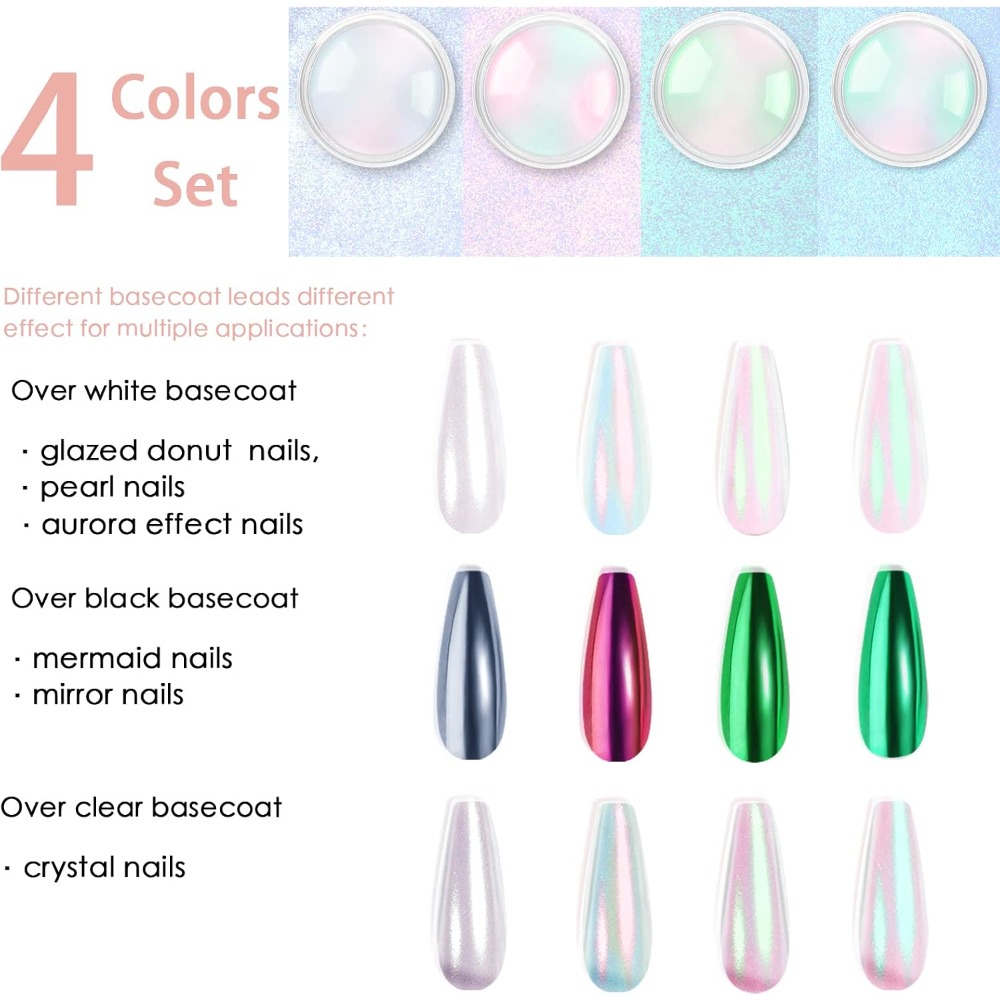 Violettgrünes Smaragd-Chrom-Na – Nail Art Emerald Green Bewertung und Preis