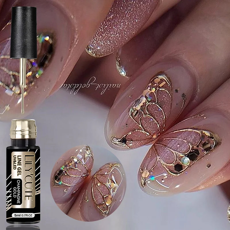LILYCUTE 5 ml Super Bright Met – Nail Art Rose Gold Bewertung und Preis